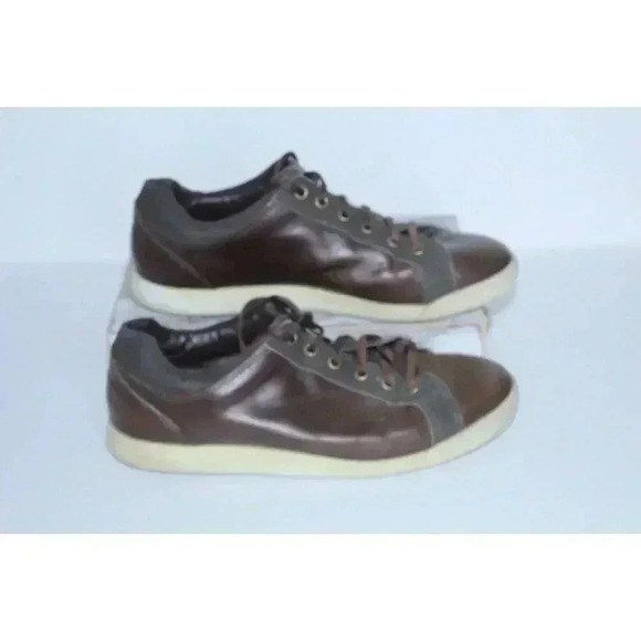 Men’s 9 M FootJoy FJ Contour Casual Spikeless Golf Shoes Brown Leather 54226 - Picture 5 of 9